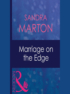 cover image of Marriage On the Edge